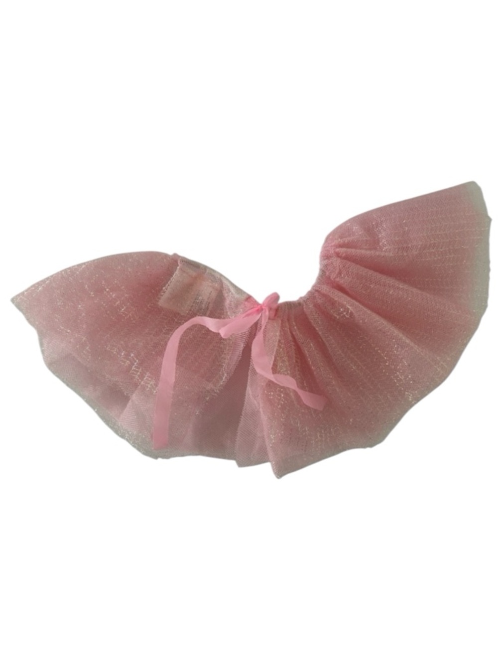 🦋 5/$25 - Ballet Pink Tulle Tutu Skirt with Ribbon for Girls
